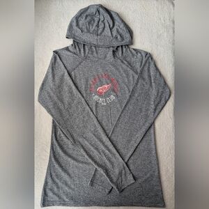 NHL Gray and Red Detroit Red Wings Sweatshirt